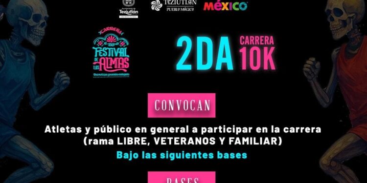 Con una Carrera inicia Festival de Las Ánimas en Teziutlán